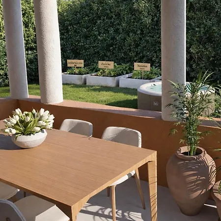 Luna Mediteran Garden - Jacuzzi & Gym Daire *