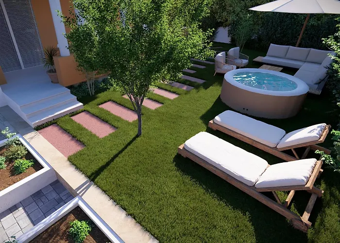 Luna Mediteran Garden Home - Jacuzzi & Gym * زادار